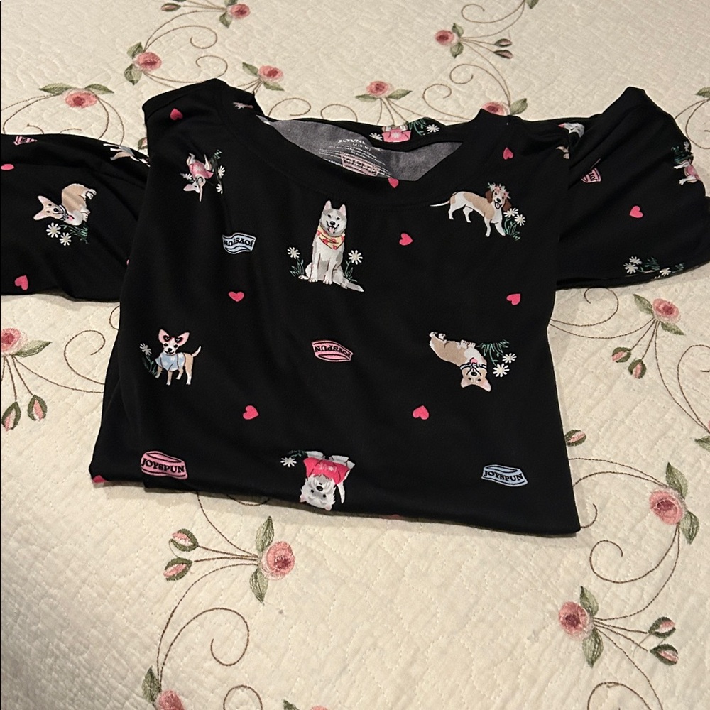 Joyspun Short Sleeve Pajama Set‎ NWOT sz M - Picture 6 of 7